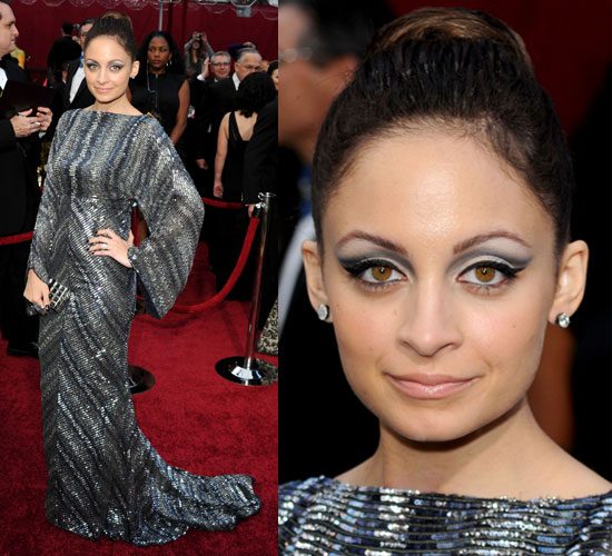 nicole richie oscars 2010.  dress Nicole Richie wore but this close up of her makeup will give me 