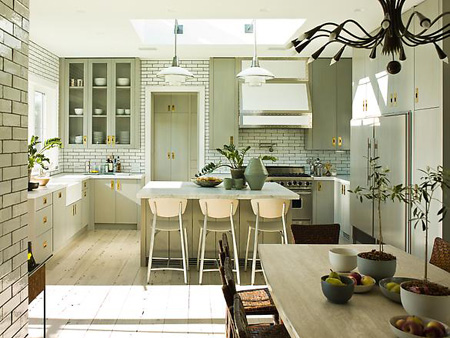 Obsessing Over Green Grey Kitchens Elements Of Style Blog 1 Kitchen Beer Budget