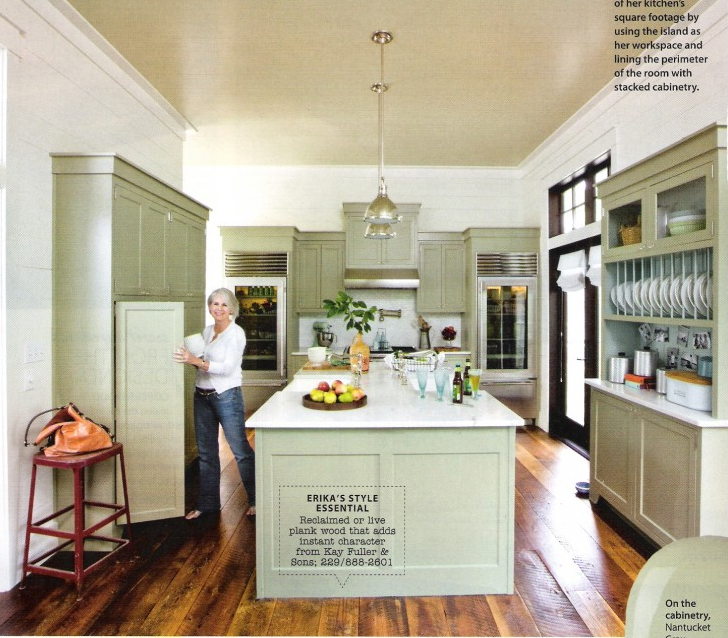 Obsessing Over Green Grey Kitchens Elements Of Style Blog This Kitchen Via Martha Is More Grey Than Green But I Am Obsessed With The Whole Thing Especially Br Bin Pulls