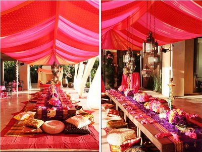 Christian Wedding Gifts on Wedding Decor   Indian Pink   Red Tent
