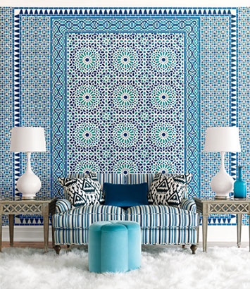 Fashion Friday Moroccan Tile Inspired Elements Of Style Blog As Uncomfortable