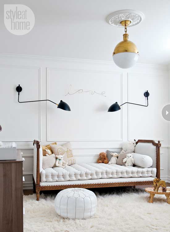Oh Baby Bijou Boheme S Nursery Elements Of Style Blog Interior Modern Nursery Light