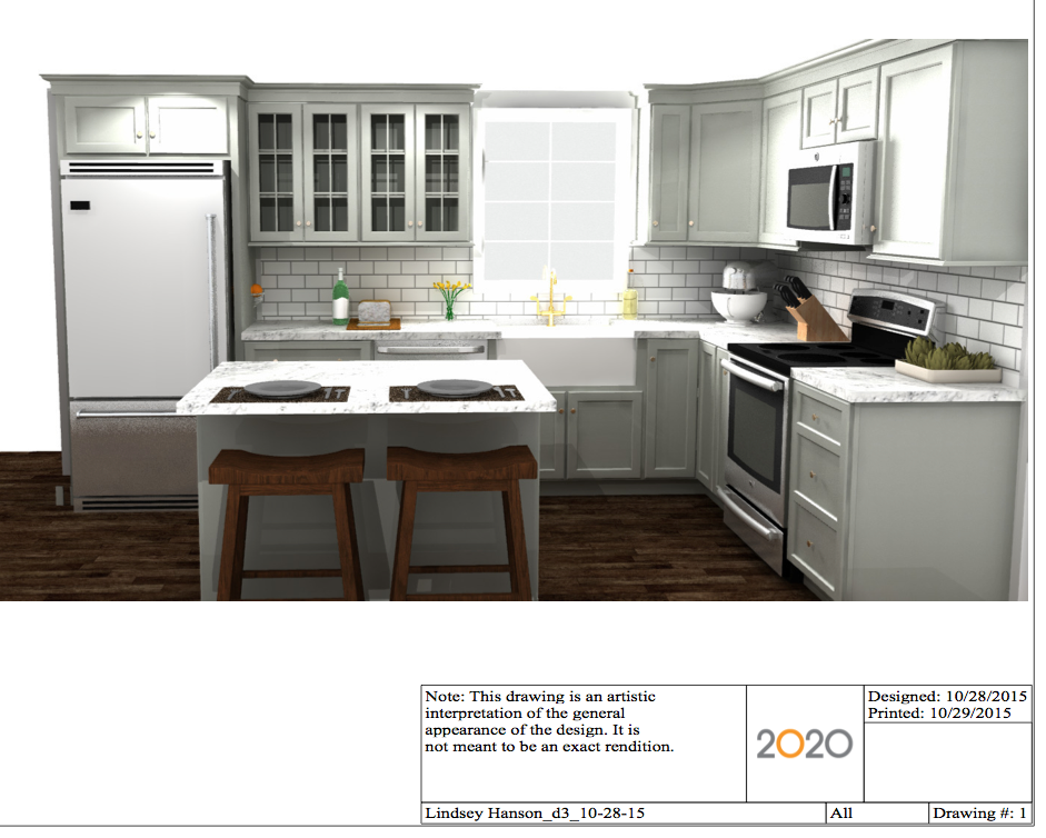 final kitchen rendering