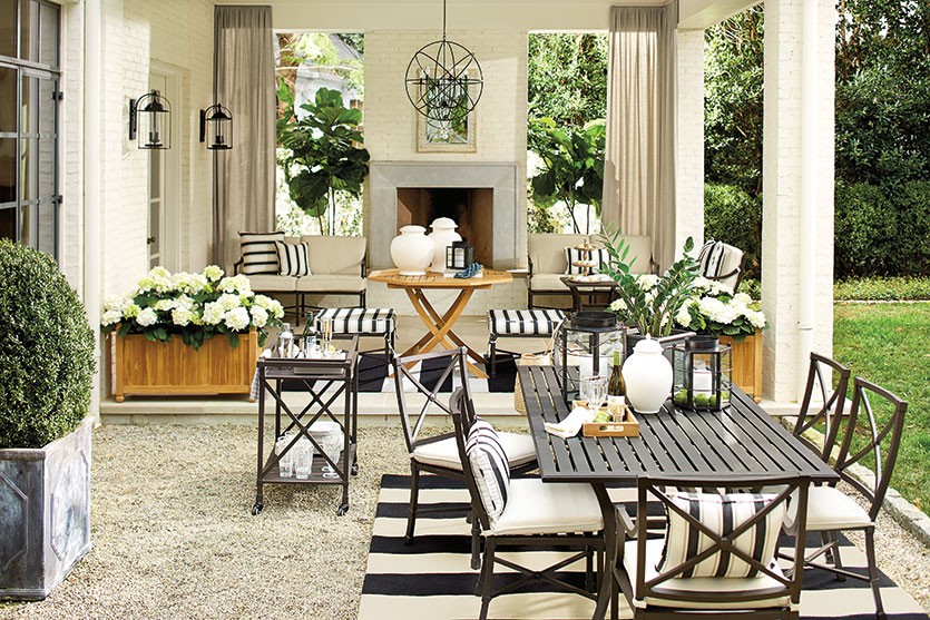 Outdoor Decor Black White And Rad All Over Elements Of Style Blog