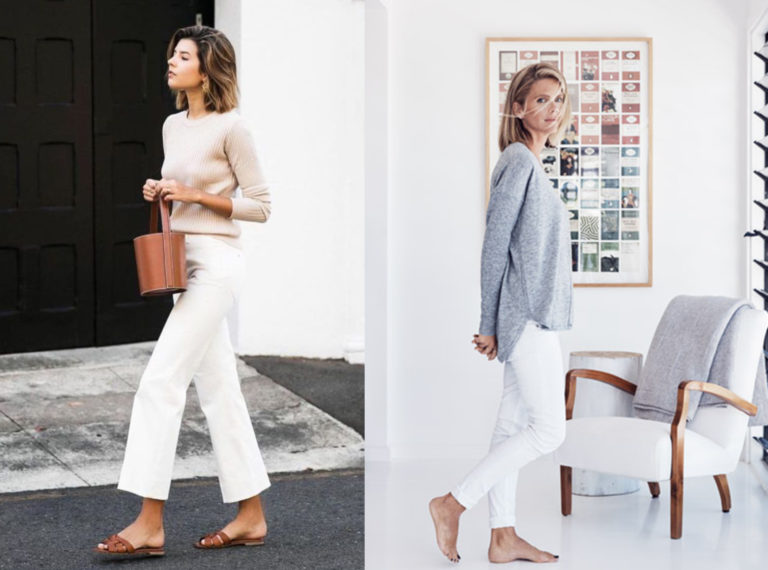 white jeans outfit 2019